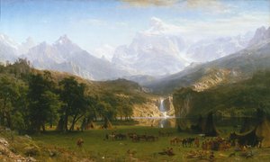 Landers Peak di Bierstadt da Albert Bierstadt